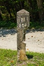 Old Mile Marker on the High Bridge Trail - 2